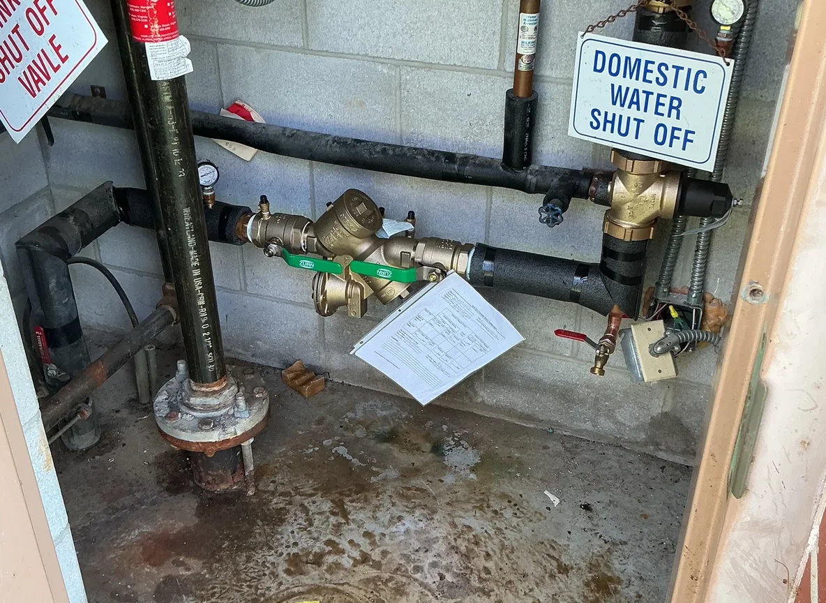 Metcalf Plumbing Backflow Testing service in Catonsville MD